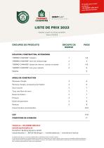 Liste de Prix 2023 - 2