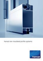 heroal non-insulated profile systems