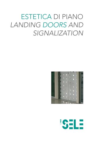 landing doors and signalization