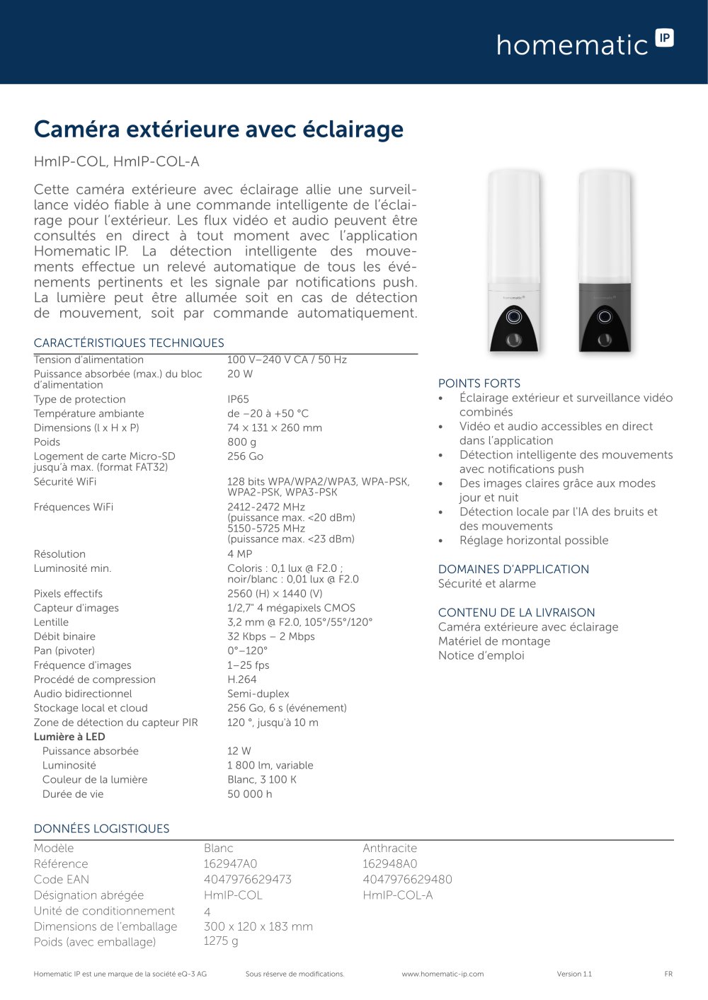 HmIP-COL, HmIP-COL-A - Homematic IP by eQ-3