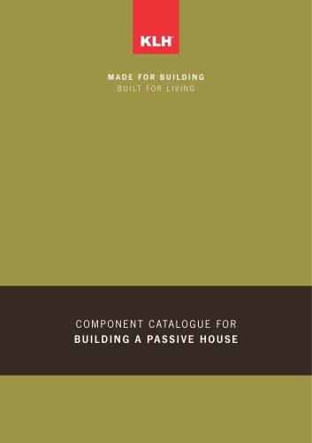 Component catalogue for building a passive house