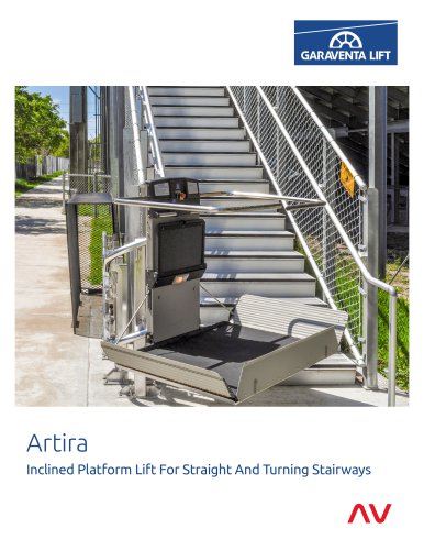 Artira - Inclined Platform Lift For Straight And Turning Stairways