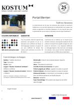 Fiche produit Portail BERRIEN