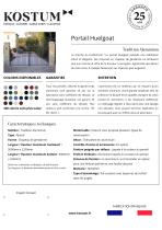 Fiche produit Portail HUELGOAT - 1