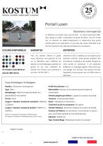 Fiche produit Portail LUSEN