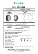 A205 MiniDry chrome hand dryer - 1