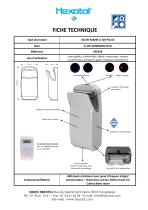 A215 AirWind Plus hand dryer white - 1