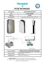 A235/2 SpeeDry silver hand dryer - 1