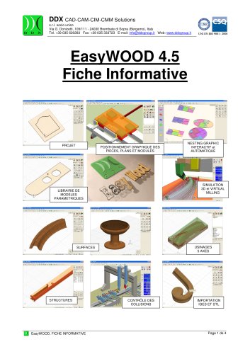 EasyWOOD 4.5 Fiche Informative