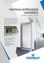 Vantaux ANTIPANIQUE UNIVERSELS  (API) - 1