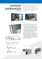 Vantaux ANTIPANIQUE UNIVERSELS  (API) - 2