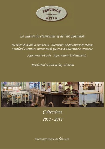 Catalogue des créations 2011-2012