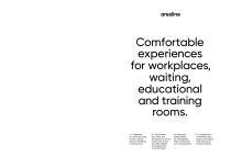 Comfortable experiences for workplaces,waiting,educational and training rooms. - 2