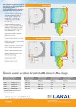 Éléments posables sur châssis de fenêtre pour volets roulants LAKAL-Classic et LAKAL-Design. - 2