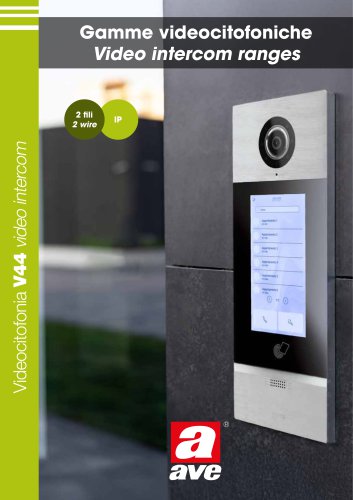 2-wire and IP video intercom ranges