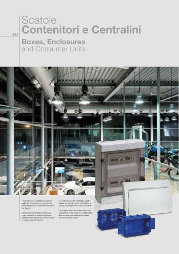 2018/19 General Catalogue - Boxes, Enclosures and Consumer Units