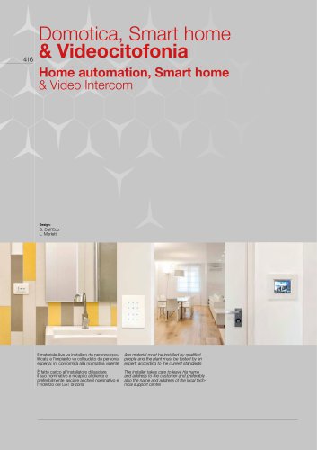 AVE General Catalogue 2022/23 - Home Automation, Smart Home & Video Intercom