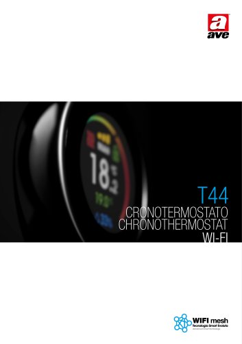 Dépliant Chronothermostat Wi-Fi T44