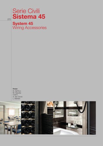 System 45 Wiring Accessories - AVE General Catalogue 2023/24