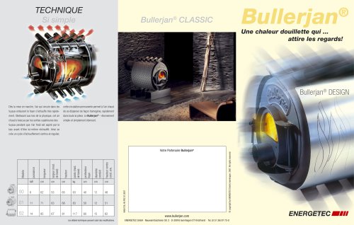 La brochure Bullerjan®