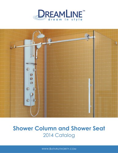 Shower Column and Shower Seat 2014 Catalog