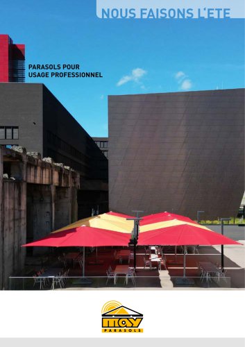 MAY Parasols pour clients professionnels