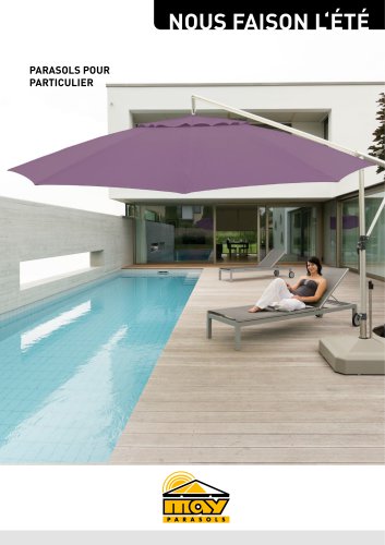 MAY Parasols pour particulier