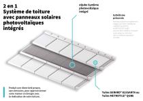 Brochure tuile métallique photovoltaïque IKO Metals eQUBE 03_2024 - 2