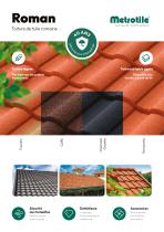 Brochure Les tuiles METROTILE ROMAN 2025