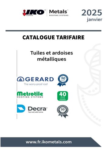 CATALOGUE IKO Metals France 01_2025