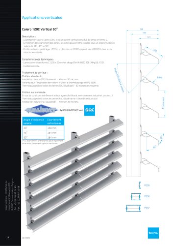 Calero 120C Vertical 60°