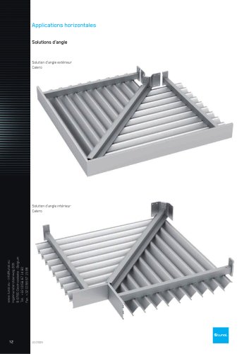 Solution d'angle extérieur Calero