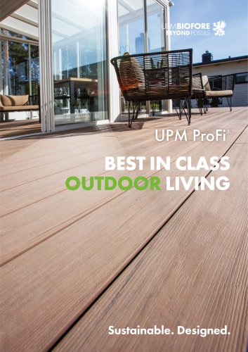 BEST IN CLASS OUTDOOR LIVING