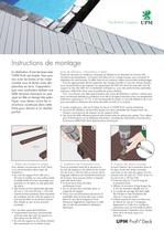 UPM ProFi Deck Instructions de montage - 1