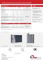 Fiche produit PAC Air/Eau DUO Réversible pour le neuf et la rénovation - Série LWD/R - 2