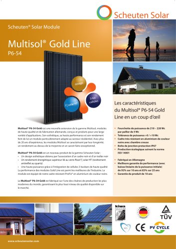 Multisol® P6-54 Gold Line