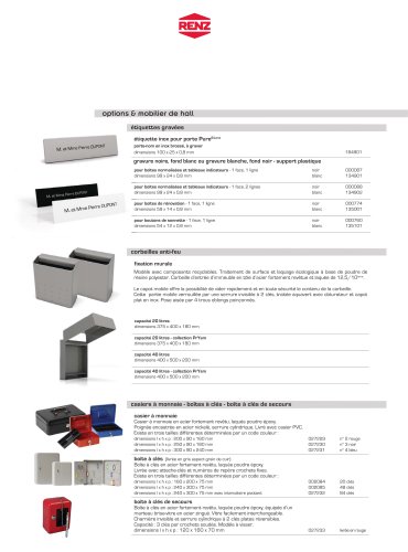 options & mobilier de hall