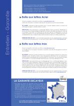 BOÎTES AUX LETTRES & À COLIS ACCESSOIRES • COFFRES-FORTS ARMOIRES & COFFRETS PIÈCES DÉTACHÉES - 7