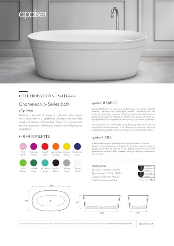 Chameleon S-Series bath