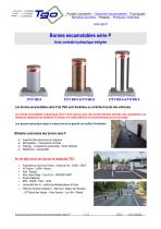 Bornes Escamotables Automatiques Série P