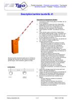 Description barrière lourde BL 41 -1