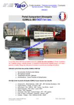 Portail Autoportant Ultrarapide  ULMALU® 800 FAST 1 m / sec. -1
