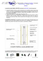 Portail Autoportant Ultrarapide  ULMALU® 800 FAST 1 m / sec. -4