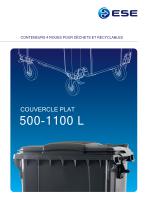 COUVERCLE PLAT 500-1100 L - 1