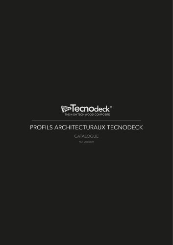 PROFILS ARCHITECTURAUX TECNODECK