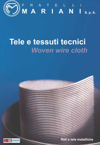 Woven wire cloth brochure