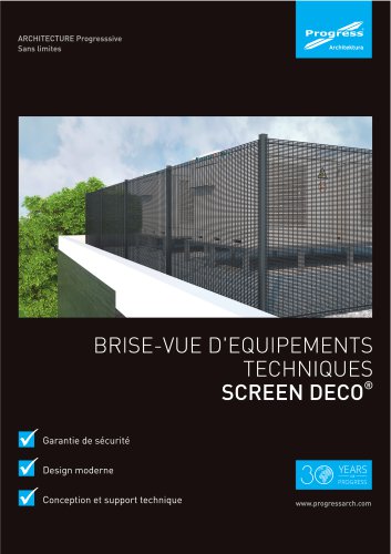 Brise-vue d'equipments techniques SCREEN DECO