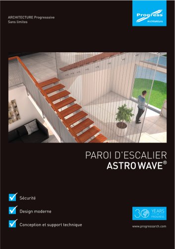 Paroi d'escalier ASTRO WAVE