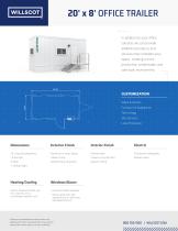 20X8 OFFICE TRAILER