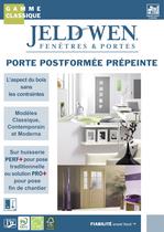 PORTE POSTFORMÉE PRÉPEINTE - 1